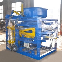 Machine à Briques QTJ4-25, Mini-Type Automatique pour Blocs de Béton et Matériaux de Construction, Machine de Fabrication de Briques en Ciment Autobloquantes