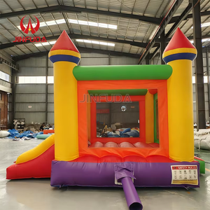 Castillo Inflable <span class=keywords><strong>con</strong></span> Tobogán de PVC de 0.48mm y 0.55mm, 3m*4m, 4m*5m, Juego Inflable para Niños, <span class=keywords><strong>Alquiler</strong></span> de PulaPula - Product Image 1