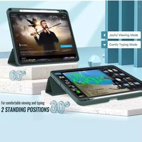 2024 yuvası ile iPad kılıfı yeni koruyucu kalemlik Pro 11 inç akıllı kapak