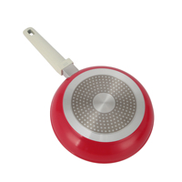 Ensemble d'ustensiles de cuisine en aluminium avec revêtement céramique antiadhésif rouge, compatible induction, pour une cuisine saine au quotidien, vente en gros, logo personnalisé