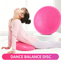 Coussin d'équilibre gonflable multifonctionnel en PVC à picots pour massage, yoga, Pilates et entraînement du tronc