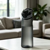 Bouteilles de sport écologiques sans BPA en Tritan+PP de qualité alimentaire avec couvercle à ouverture rapide et paille intégrée pour le camping, la gym, la maison et l'école