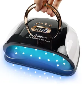 256W Zon C4plus Uv Nageldroger Lamp 57 Uv Led Licht Voor Alle Gels Professionele Manicure Pedicure Zonnenagellampkit