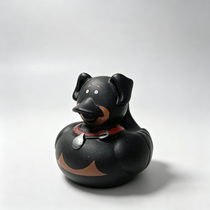 Patitos de Goma con Forma de Perro, Personalizados al por Mayor, con Impresión de Logotipo, Juguetes de Baño Educativos Flotantes, Aptos para Niños de 14 Años - Product Image 3