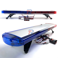 40 pouces 72 LED Barre lumineuse flash pour camion de remorquage Balise de récupération de véhicule d'urgence avec support de toit Support magnétique pour voiture