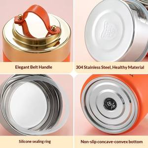 Lonchera Aislada de Acero Inoxidable 304, Recipiente Portátil para Almuerzo para Trabajadores de Oficina, Recipiente Térmico para Estudiantes en Casa - Product Image 4