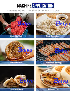 Máquina profesional para hacer salchichas con aprobación CE Baiyu, <span class=keywords><strong>picadora</strong></span> de carne, máquina <span class=keywords><strong>picadora</strong></span> de carne para carnicería y fábrica de procesamiento de alimentos - Product Image 4