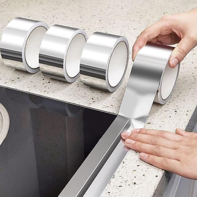 Free Sample High Quality Heavy Duty Super Strong Self Adhesive Waterproof Aluminum Foil Tape