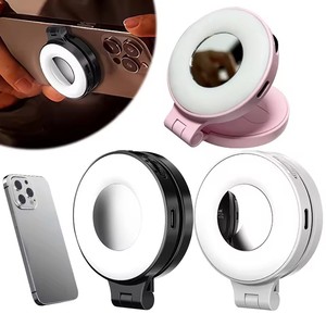 Luce Magnetica per Selfie con Anello Magnetico, Luce per Streaming Live, Mini Specchio Illuminato per Trucco, per Vlog e Streaming Live - Product Image 6