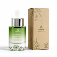 Serum Pencerah Vitamin C 30ml Botol Pipet Esens Wajah Logo Kustom Perawatan Kulit Wanita Perawatan Wajah