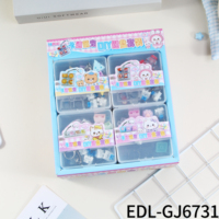 Kit de fabrication de mini-keycaps DIY pour clavier, motif animaux mignons, pour enfants, jouet artisanal fait main