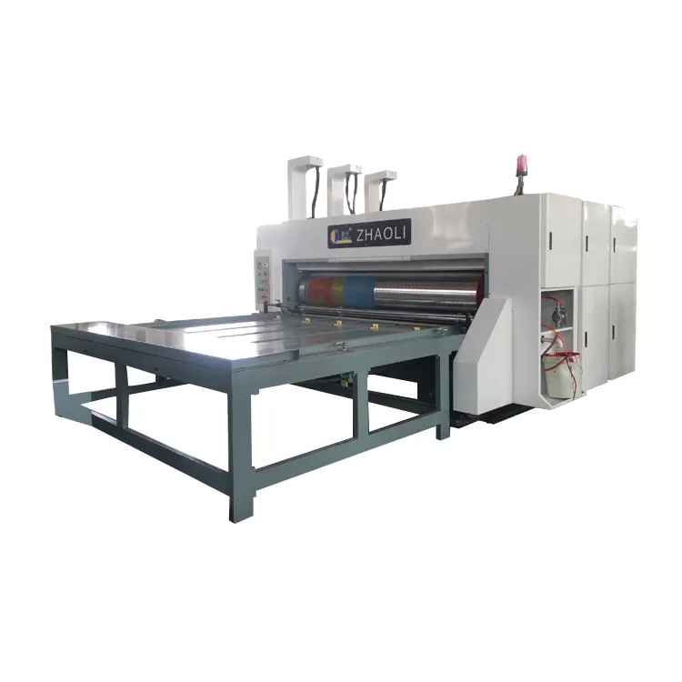 Máquina de entalhar para impressão de caixas de papelão, máquina slotter para impressão de caixas de papelão/máquina slotter para impressora única rs4