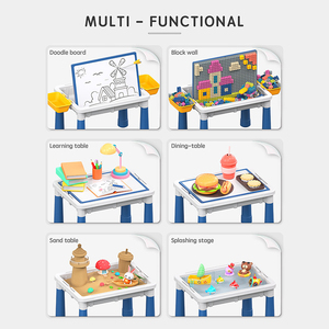 Bloques de construcción de mesa multifuncional para bebés y niños, bloques a juego, Educación Temprana, juguetes educativos creativos - Product Image 3