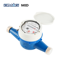Compteur d'eau multi-jets en laiton BMAG personnalisable avec support OEM, cadran en verre à 45 degrés, IP68 DN15, conforme ISO4064 pour eau froide