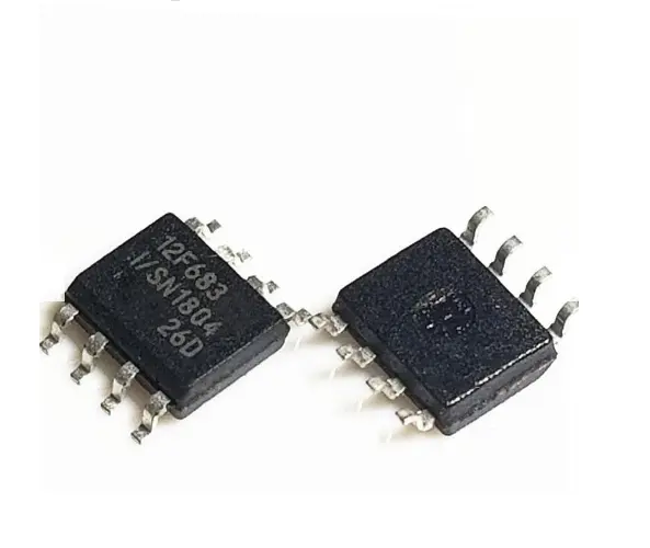 PIC12F683-I/SN Microcontrollers IC MCU 8BIT 3.5KB FLASH 8SOIC PIC12F683-I/SN PIC Original A/D 4x10b Internal 128 X 8