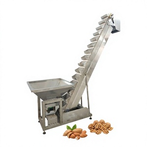 Élévateur à godets continu en acier inoxydable de haute qualité pour la manutention des matériaux, élévateur à godets incliné mobile pour amandes/noix - Product Image 1