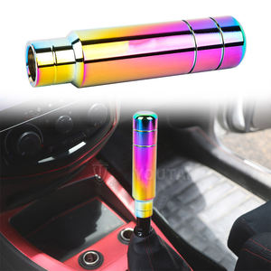 Pomello del cambio da corsa JDM arcobaleno cromato al <span class=keywords><strong>Neon</strong></span> da 13cm - Product Image 1