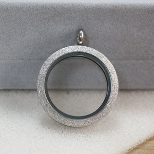 זהב עגול DIY קסם שרשרת תליוני פתיח נירוסטה הזכוכית צף תליון תליון - Product Image 3