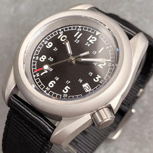 Tandorio <strong>SKX</strong> Mod Sandblast NH35 Mechanical Men Watch <strong>Vintage</strong> Green Dial Sapphire Glass Arabic Numerals Waterproof Dive Clock - Product Image 3