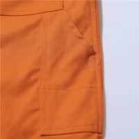 Combinaison orange pour homme, combinaison de travail, costume de prisonnier, pantalon de peintre pour homme, combinaisons de travail pour homme, combinaisons de travail