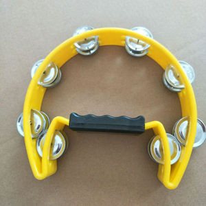 Anneaux de tambourin colorés à manivelle pour enfants, jouet musical, 4 pièces en plastique, unisexe, âge 2 à 4 ans - Product Image 3