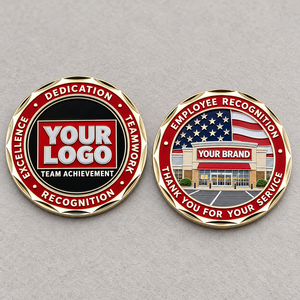 Custom Corporate Challenge Coins for Employee Recognition Team Achievement and Retail Business Gifts OEM ODM - Product Image 1
