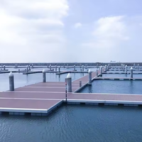 Quai piétonnier en aluminium Pontoon Bridge Floating Whart Boat Jettys Platform
