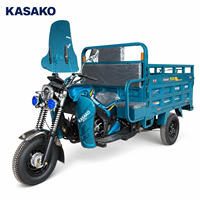 Tricycle à essence commercial à 3 roues, moto à essence 151-200cc certifiée CEE, plateforme de chargement ouverte, capacité de charge de 400 kg