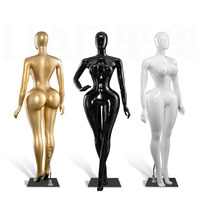 Mannequin de vitrine pour vêtements féminins, taille fine, fesses généreuses, avec conception pour grandes tailles