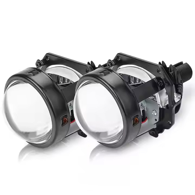 HYNBYZJ   Auto Bi-LED Projector Lens 2.5 3.0 LED Headlights with High Visibility Lamp and Light