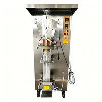 Machine d'emballage automatique de sachets d'eau, ligne de remplissage et d'emballage de liquides contrôlée par PLC pour le lait, la bière, le jus, l'eau purifiée