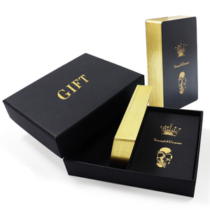 <span class=keywords><strong>Jeu</strong></span> de cartes de poker <span class=keywords><strong>en</strong></span> papier doré personnalisé Casino arabe carte à jouer <span class=keywords><strong>en</strong></span> plastique carte à jouer magique avec boîte - Product Image 3