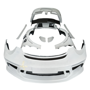 Kit de carrocería 911 para <span class=keywords><strong>Porsche</strong></span> 991,1 991,2 Upgrade <span class=keywords><strong>GT3</strong></span> <span class=keywords><strong>RS</strong></span> fibra de vidrio parachoques delantero parachoques trasero guardabarros falda lateral ventilación lateral alerón trasero - Product Image 1