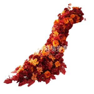 Centro de Mesa Cascada Greenway con Arreglo Floral Artificial de Rosas Rojas para Decoración de Bodas y Exhibición en Escritorio o Suelo - Product Image 5