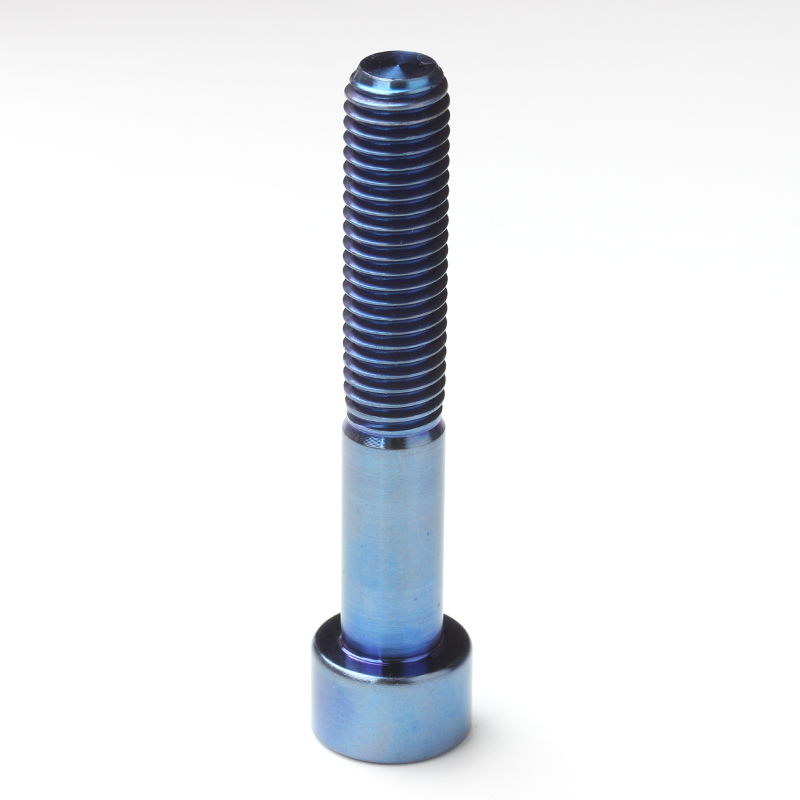 Accesorios Titanio Motocicleta Juego De Pernos De Titanio RISON Para Piñón De Moto - 6 Unidades M8x29.4mm, Tuercas De Seguridad, Torx Juego 6 Pernos Titanio M8 Rueda Dentada Motocicleta