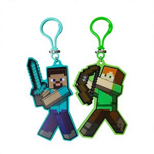 PRÊT À LA VENTE H.E.R. Accessoires Classiques intemporels Essentiels officiels sous licence pour parcs à thème Porte-clés en métal durable avec breloque Lot de 2 pièces - Product Image 1