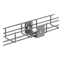 Personnalisé OEM électro-zinc perforé anti-statique treillis métallique panier chemins de câbles pour diverses applications industrielles