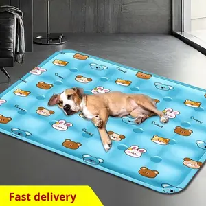 Tapis rafraîchissant pour animaux de compagnie en PVC d'été, épaissi pour chats et chiens, fournitures pour animaux de compagnie, coussin de glace pour animaux de compagnie, lavable, résistant aux rayures, coussin pour chenil - Product Image 4