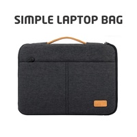 Vente en gros de housse pour ordinateur portable résistante à l'eau, 13/14/15/16 pouces, logo personnalisé, compatible MacBook, étui pour ordinateur portable pour les voyages d'affaires
