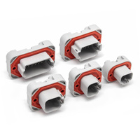 Connecteur étanche Jiefond série DT DT15-8P mâle/femelle en nylon pour l'automobile, indice de protection IP67, 12V