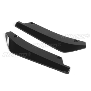 Une paire d'extensions universelles pour pare-chocs arrière de voiture, diffuseur, séparateur, canard, extension de bas de caisse latérale, spoiler de pare-chocs, protection décorative - Product Image 4