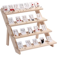 Fabrik heißer Verkauf Ohrring Schmuck Display Desktop-Rack Holzpuppe Spielzeugst änder