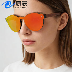 Lunettes de soleil ovales pour femmes Conchen, monture en PC, verres TAC, protection UV400, mode, voyage, conduite, protection solaire - Product Image 2