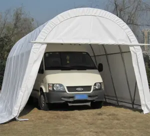 Tenda da Garage grande tettoia impermeabile zincata per auto personalizzata in acciaio