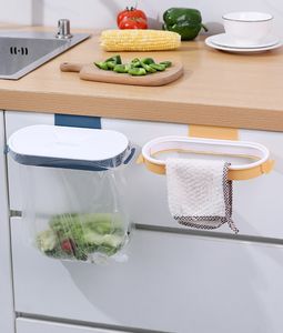Sacchetto di plastica portatile per immondizia da cucina <span class=keywords><strong>porta</strong></span>-<span class=keywords><strong>spazzatura</strong></span> <span class=keywords><strong>porta</strong></span>-sacca per spazzare il gancio <span class=keywords><strong>porta</strong></span> mensola a secco Organizer da cucina - Product Image 2