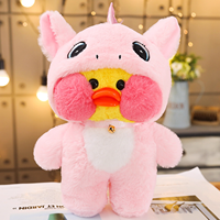 Nuevo diseño Inspiración Algodón Ácido hialurónico Pato Ins Transformado en un juguete de peluche Regalo de cumpleaños