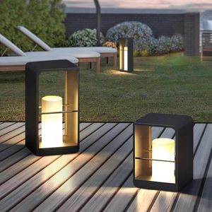Lámpara Solar de Jardín con Diseño Geométrico Abstracto, 8w, Acero Inoxidable, IP65, Iluminación Exterior para Jardín y Paisaje - Product Image 2