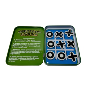 Tùy chỉnh tic-tac-toe từ du lịch Hội Đồng Quản Trị trò chơi trong một hộp thiếc kim loại cho người lớn gia đình, bữa tiệc sinh nhật, lớp học giáo viên phần thưởng - Product Image 1