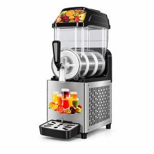 Máquina de Granizados Comercial de 12L con un Solo Tanque, 220V 600W, Dispensador de Bebidas Congeladas para Cafetería, Restaurante, Tienda de Conveniencia - Product Image 1