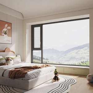 Portes et fenêtres en aluminium à système de pont thermique silencieux, taille personnalisée - Product Image 1